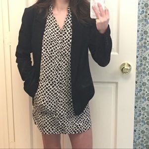 BANANA REPUBLIC Black And White Tunic Shirt Dress